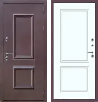 Входные двери M61 ТЕРМО штамп 2 квадрата Букле опал - ФЛТ-7 Velluto Bianco AG 700