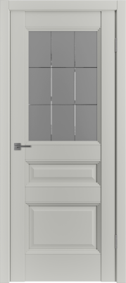 Межкомнатные двери EST3 ДО Dark Crystal Cloud Cross