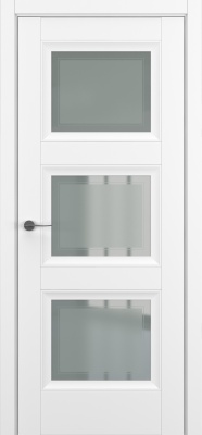 Межкомнатные двери Гранд ДО Baguette B2 Сатинато с рамкой