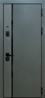 Входные двери Акустика 3К90 ЮР16 TSBR 7021 - ЮР17 RAL 1014