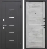 Входные двери Гарда 10 мм Серебро Антик серебро бетон снежный