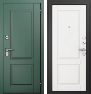 F4 FAMILY ECO PP Черный муар металлик Е-1 Авокадо/Е-1 Белый софт