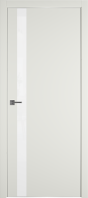 Межкомнатные двери Urban 1 SV Lacobel белый лак MidWhite