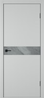 Межкомнатные двери Urban H Вставка Marble grey Steel