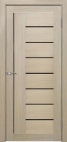 Межкомнатные двери 29S(р) Lacobel черный лак Лиственница крем