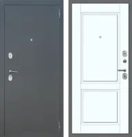 Входные двери M3 ФЛ Букле графит - ФЛ-30 Velluto Bianco AG 700
