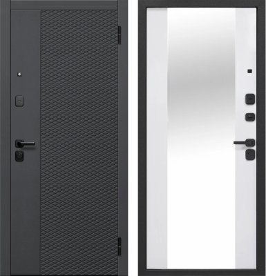 Флорида Эмалит Белый Зеркало