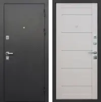 Входные двери Гарда 9 Серебро Антик серебро Лиственница беж.