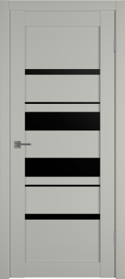 Межкомнатные двери E29 ДО black gloss Taupe