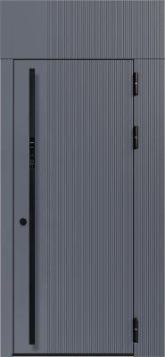 Входные двери Армада 3К90 ЮР-35 RAL 9011 - ЮР-35 TSBR 9003