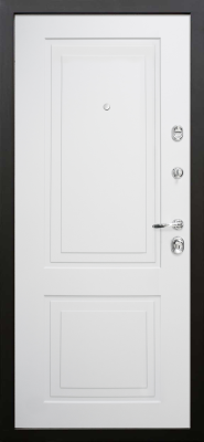 Входные двери Азура 3К90 Ю-5 RAL 7040 - Ю-5 RAL 9003