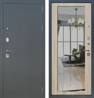 Входные двери M5 ФЛ Букле графит - ФЛЗ-21 Дуб Сонома светлый