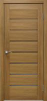Межкомнатные двери 21S(р) Lacobel черный лак Орех карамель