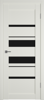 Межкомнатные двери E29 ДО black gloss MidWhite