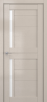 Межкомнатные двери V17 Lacobel белый лак Стоун вуд