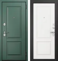 Входные двери F4 FAMILY ECO PP E-1 Авокадо - Е-1 Белый софт