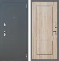 Входные двери M3 ФЛ Букле графит - ФЛ-30 Дуб Сонома светлый