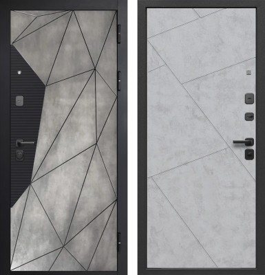 Гарда 9 Геометрия Бетон снежный