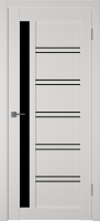 Межкомнатные двери Atum Pro Х38 Black Gloss black gloss Milky White