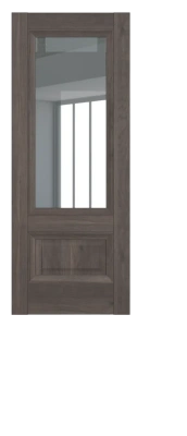 Межкомнатные двери Турин ДО Baguette B2 стекло прозрачное