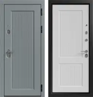 Входные двери Сафира 3К90 ЮР-31 RAL 7012 - ЮР-32 RAL 9003