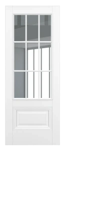 Межкомнатные двери Турин ДО Baguette АК B3 стекло прозрачное