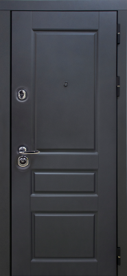 Входные двери Сорренто 2 3К90 П-25 TSBR 7021 - П-25 RAL 9010