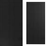Входные двери Сталлер Comfort 3K ЮП-29 Вудлайн черный - ЮП-1 Вудлайн черный