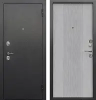 Входные двери Nova серебро Антик серебро бетон снежный