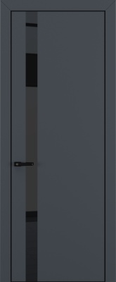 Межкомнатные двери Квалитет К2 Lacobel Black Classic Графит Премьер Мат
