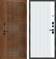 Входные двери M36 ФЛ-14 Дуб антик - ФЛ-14 Белый матовый