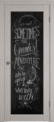 Межкомнатные двери Atum Pro Х32 грифельная доска с одной стороны