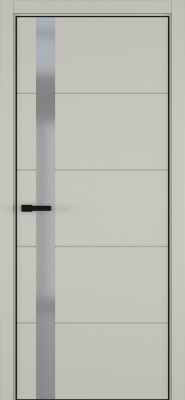 Межкомнатная дверь Groove ДО ART Lite REVERS серый мат.