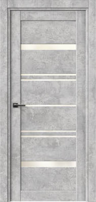 Межкомнатные двери Квадро 07 ПО Сатинато