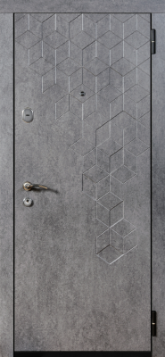Входные двери Марбург ЮП-8 Верона графит - ЮП-13 Верона бьянко