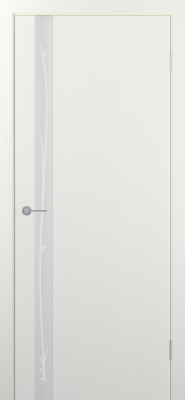 Межкомнатные двери ST12 ДО зеркало матовое с рис.