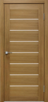 Межкомнатные двери 21S(р) Lacobel белый лак Орех карамель