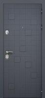 Входные двери Метро2 3К90 СК-3 Графит - СК-3 Дуб серый
