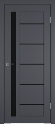 Межкомнатные двери E37 ДО black gloss Onyx