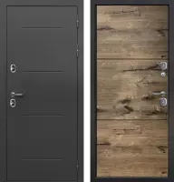 Входные двери ISOTERMA Серебро Антик серебро Дуб пацифик