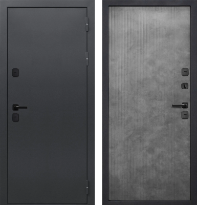 ISOTERMA Букле графит Бетон лофт грей