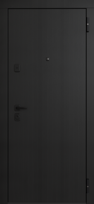 Входные двери TR 7 ЮП-13 Вудлайн черный - ЮП-13 Вудлайн белый