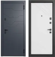 Входные двери TR 10 ЮП-23 ZB 856-2 Грей - ЮП-28 ZB Белый