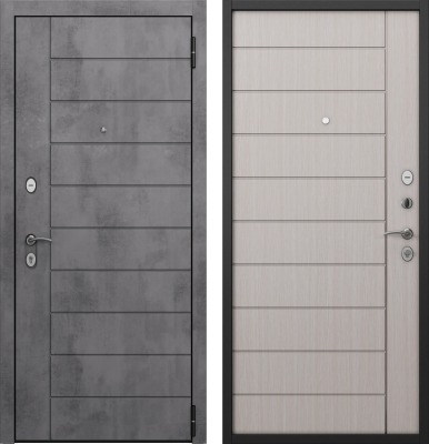 H1 HOME ECO PP Черный муар металлик Е-136 Бетон темный/Е-136 Бьянко ларче