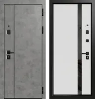 Входные двери Крафт 3К90 TOR ЮР-44 MI 41 Пластер грей - ЮР22 ZB Белый