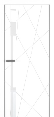 Межкомнатная дверь Chaos ДО ART Lite White Pure