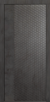 Входные двери Сталлер Comfort 3K ЮП-24 бетон графит - ЮП-25 Бетон графит