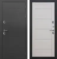 Входные двери ISOTERMA Серебро Царга Антик серебро Лиственница беж.