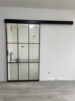 Перегородка Loft Premium Цвет черный, Стекло прозрачное