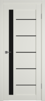 Межкомнатные двери E37 ДО black gloss MidWhite